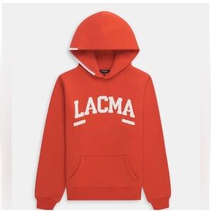 Madhappy unisex LACMA fleece Hoodie color:Flame NWT